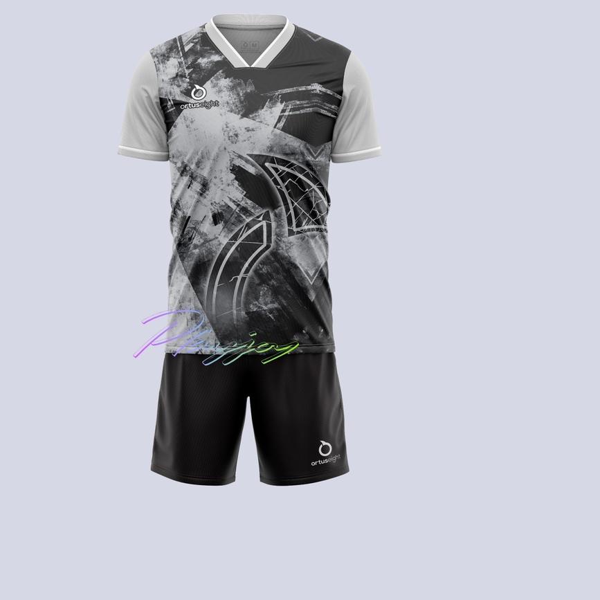 JERSEY FUTSAL BAJU SEPAK BOLA PRINTING 1 SET BAJU CELANA PRIA WANITA BAJU OLAHRAGA SETELAN BADMINTON