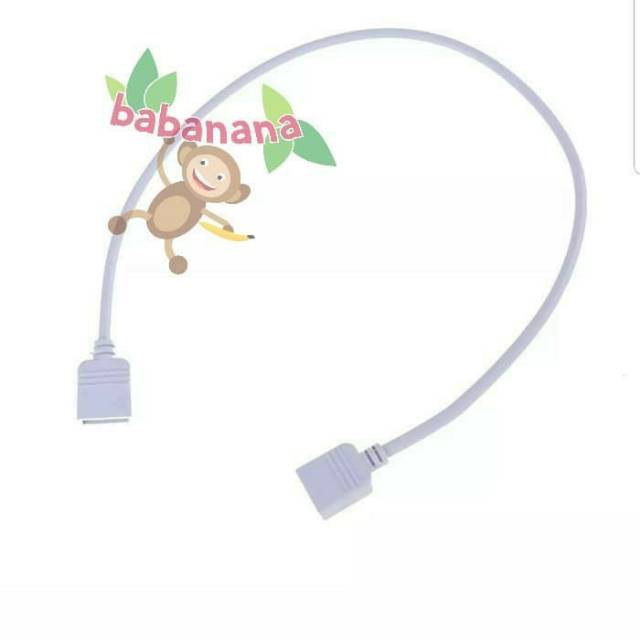 Kabel RGB Splitter 1 to 1 female 4 pin putih