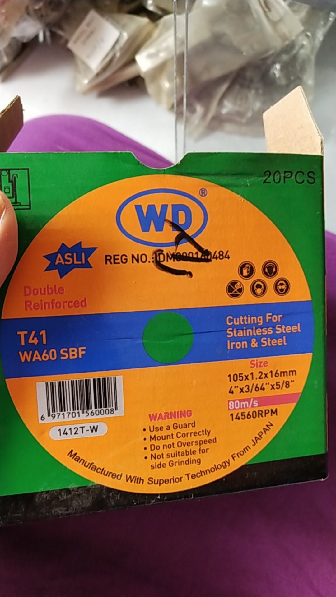 Batu Gerinda Gurinda Potong Besi Wd 4 Inch