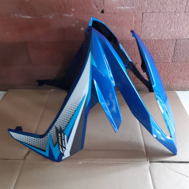 cover body tameng depan all new beat eco 2017 2018 biru ..