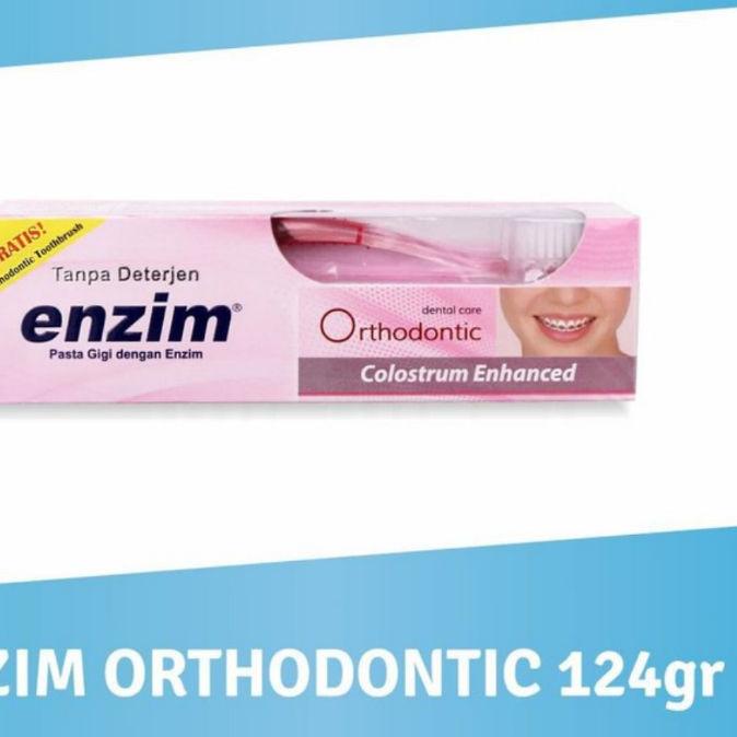 (Free Sikat Ortho) Pasta Gigi Odol ENZIM ORTHO Orthodontic 124gr
