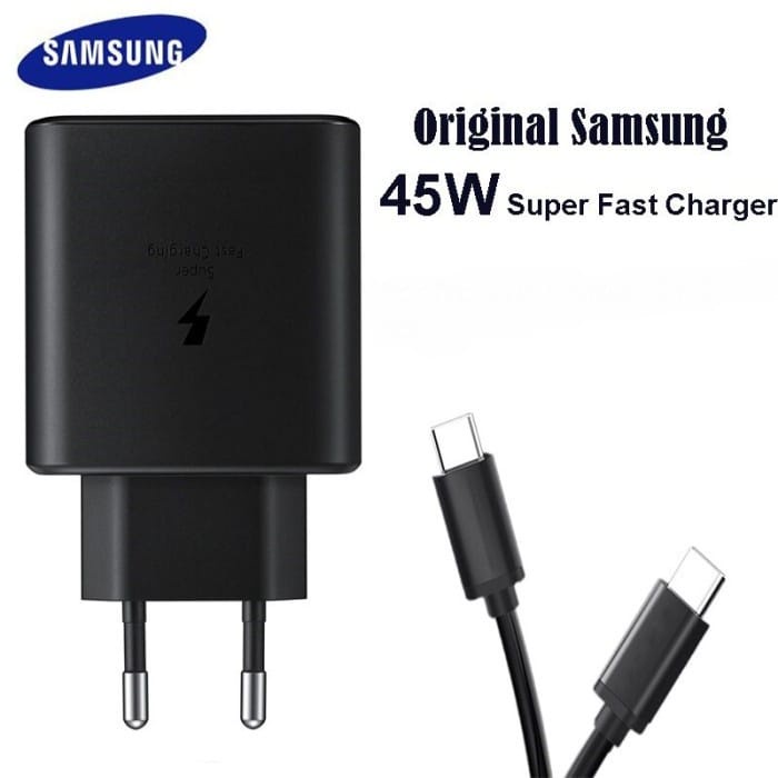 BATOK Charger TYPE C To C Samsung 45W Super Fast Charging Super Charger Universal 45 Watt