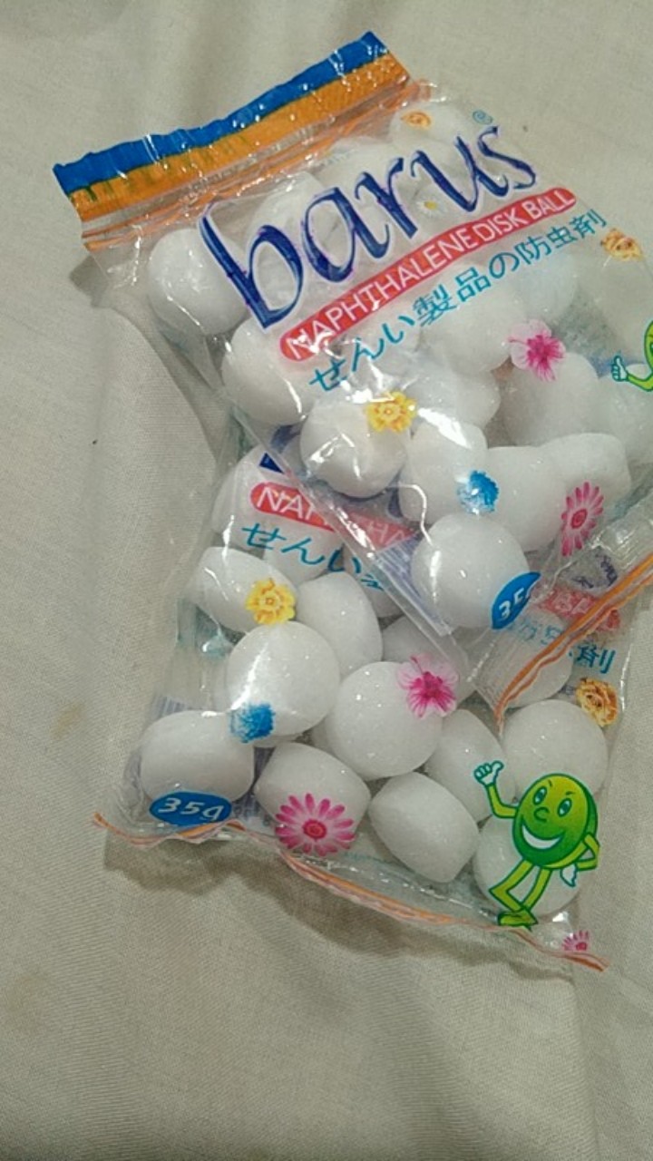 Bola Putih Kamper Barus Anti Ngengat Jamur Rayap Kapur Barus