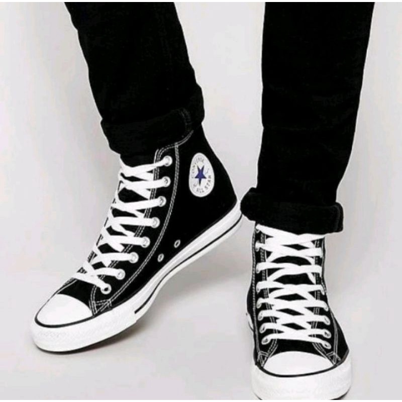 SEPATU CONVERSE HITAM ALL STAR BOOT TINGGI PRIA DAN WANITA