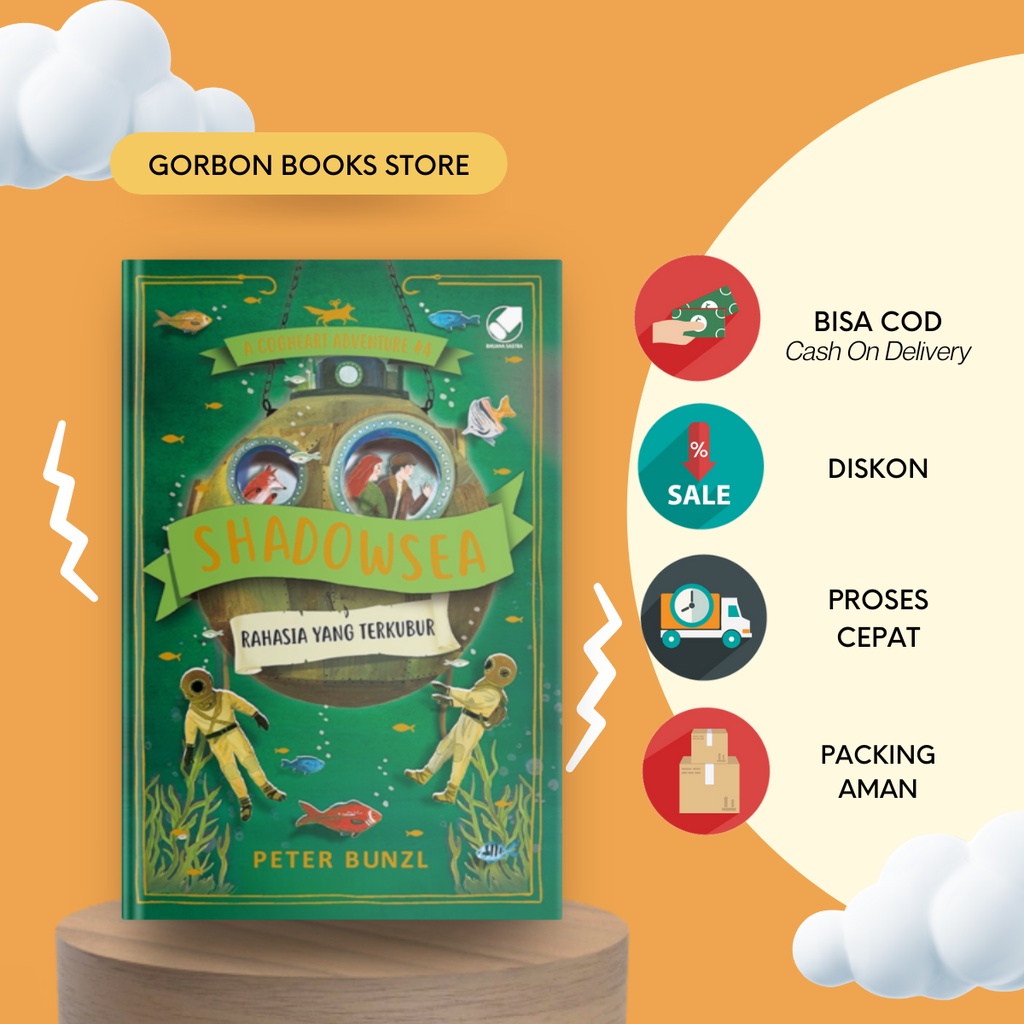 Novel Seri A Cogheart Adventure #4: Shadowsea by Peter Bunzl