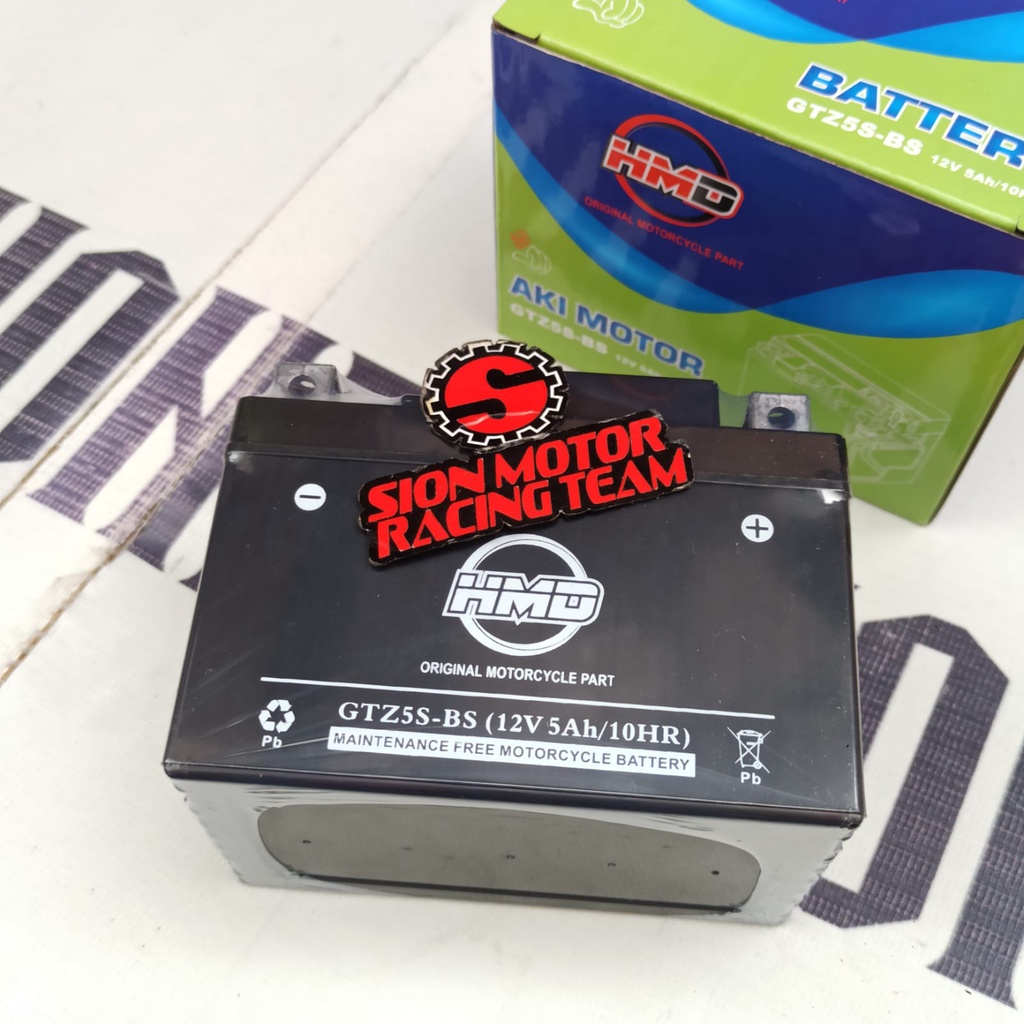 Accu Aki Kering Yamaha Vixion / Byson GTZ5S 12V volt  5A Ampere HMD