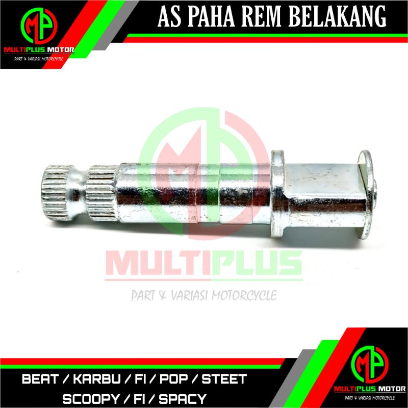 As paha rem tromol belakang As tuas rem tromol belakang BEAT,BEAT FI,BEAT POP,BEAT STREET,SCOOPY,SPA