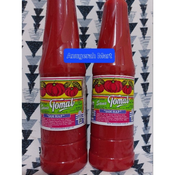 Saus Tomat Sam Hap Cap Tiga Tomat 600ml