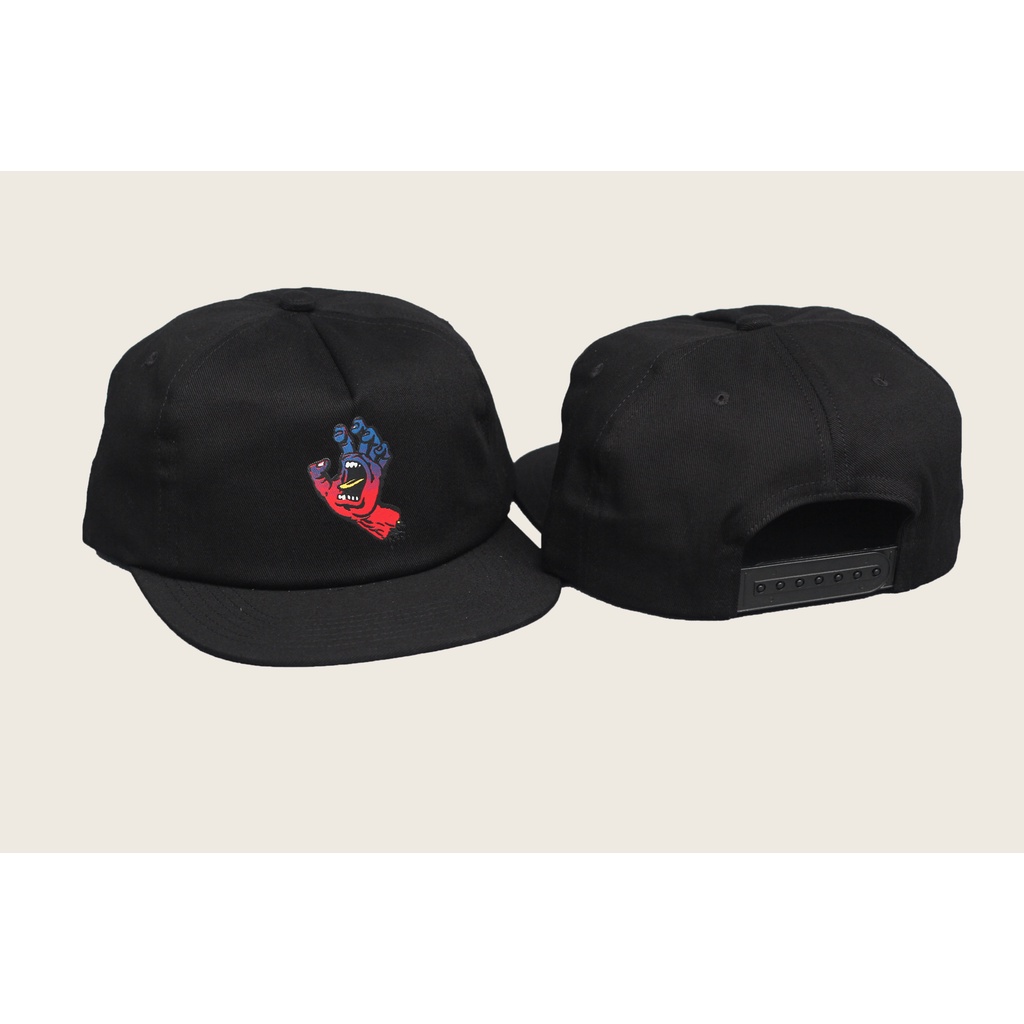 Topi Baseball / Topi Snapback Santa Cruz Fade Hand / topi distro