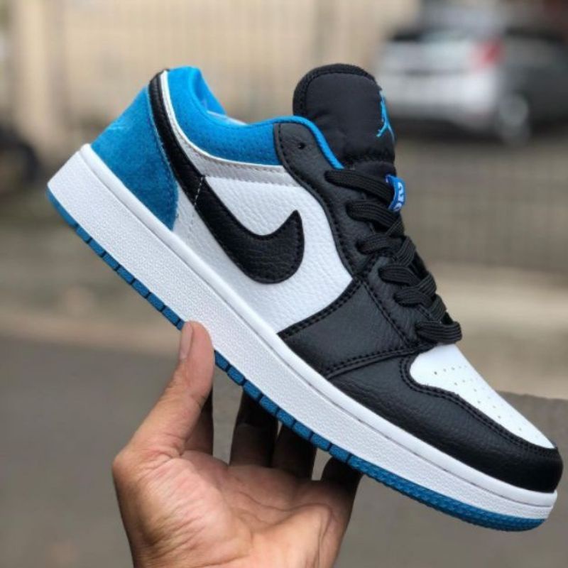 jordan one blue low