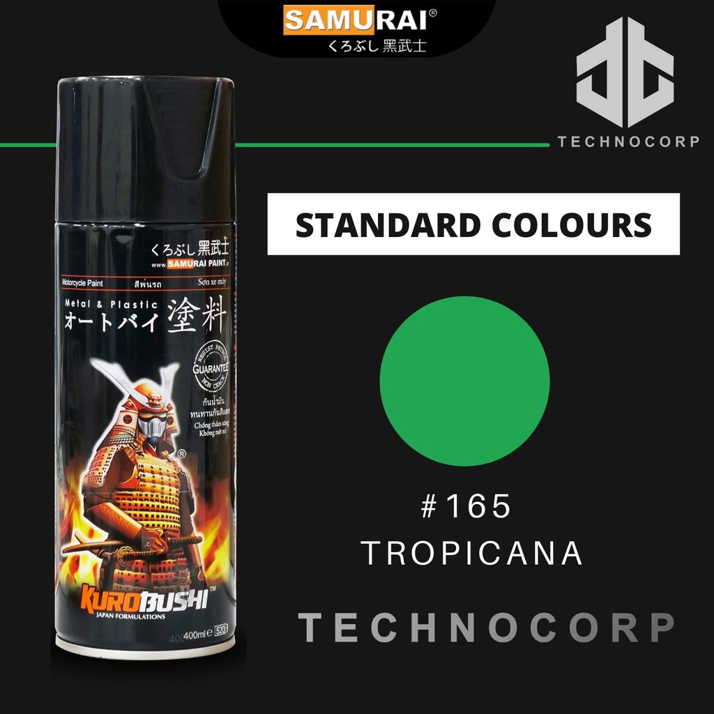 

Cat Semprot SAMURAI PAINT 165 TROPICANA / HIJAU DAUN