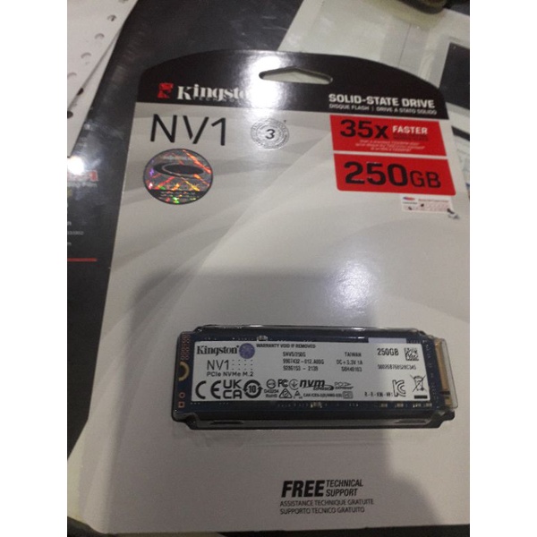 SSD Kingston NVME M.2 250Gb