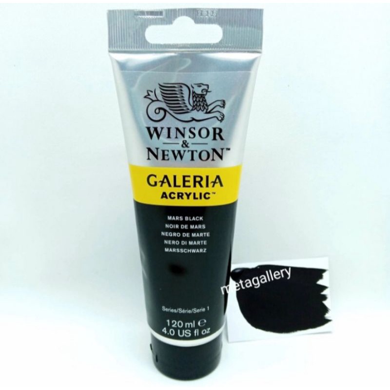 

CAT AKRILIK GALERIA ACRYLIC COLOUR 120 ML MARS BLACK WINSOR & NEWTON
