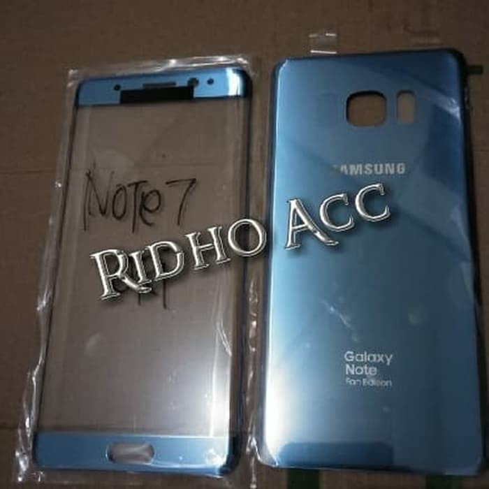 Kessing Depan Belakang Samsung Note 7 Note FE/Kaca Lcd Plus Backdoor Samsung Note 7 Note FE