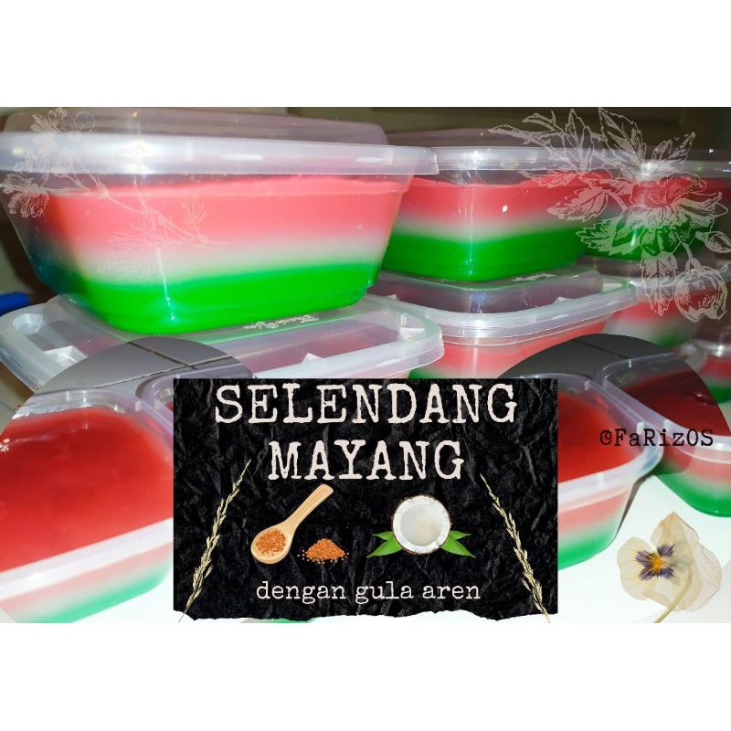 

Selendang Mayang dengan gula aren