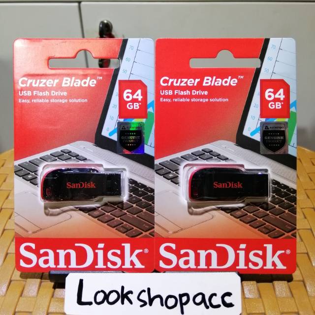 FlashDisk SanDisk Cruzer Blade 64GB ( CZ50 ) Original SanDisk