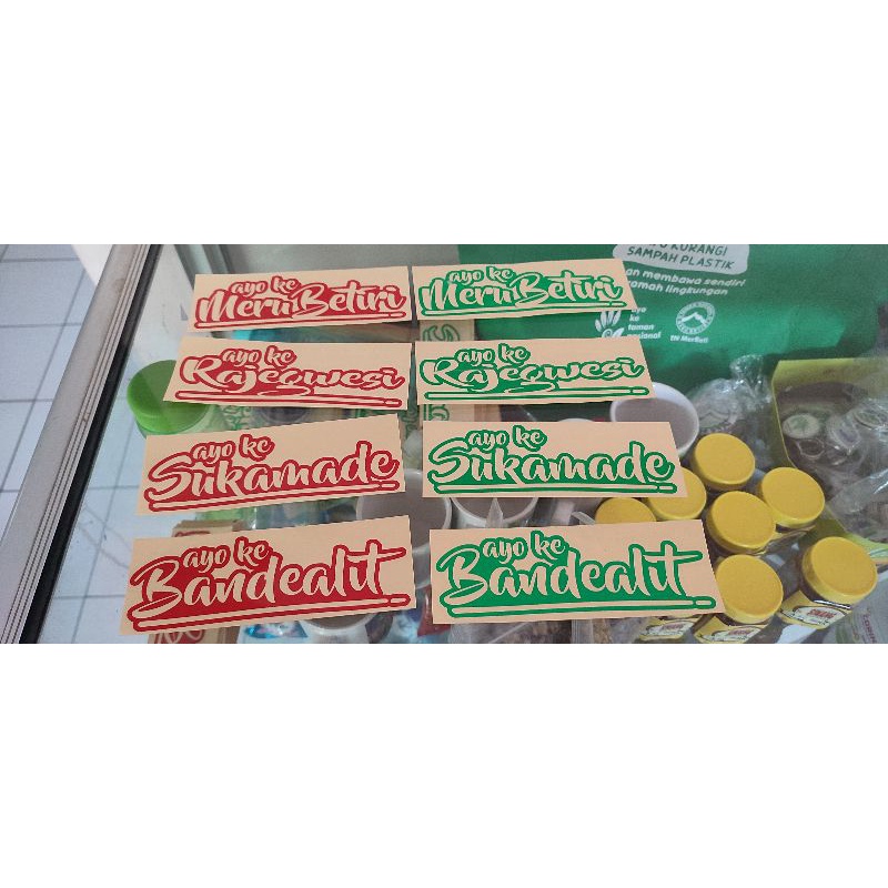 

Cutting Stiker Meru Betiri