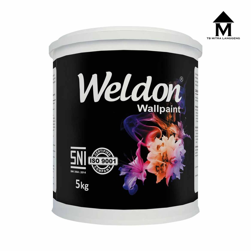Cat Dinding Cat Tembok Dekorasi Interior Weldon 5Kg Anti Jamur