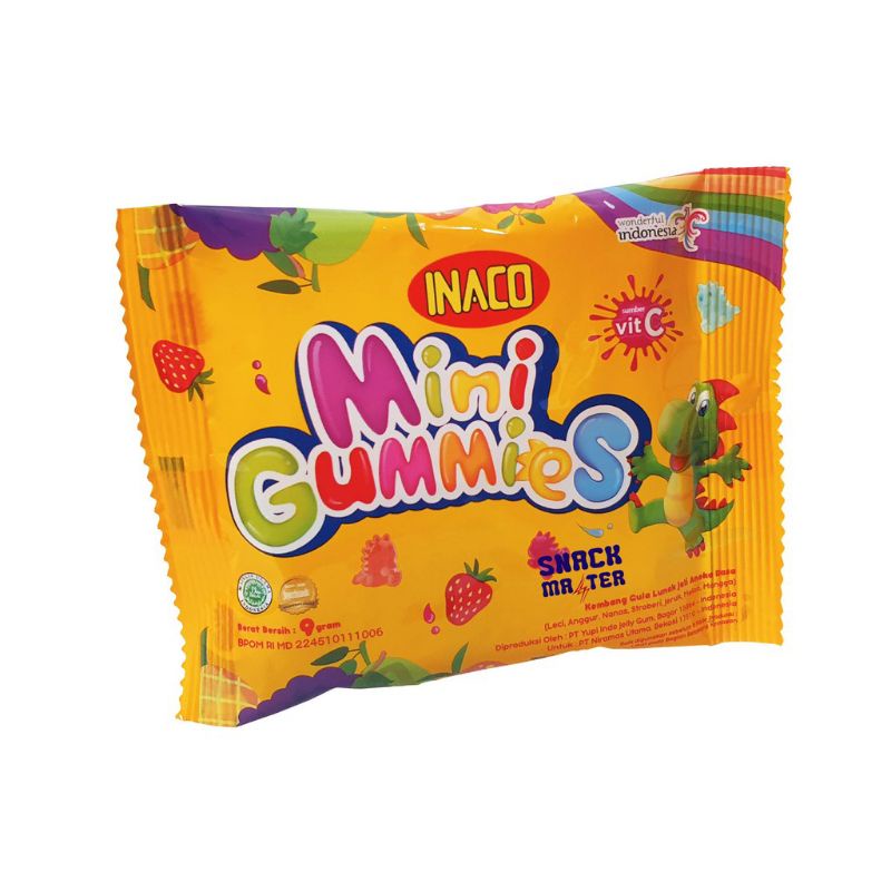 

Inaco Mini Gummies Jeli Aneka Rasa(Isi 12pcs)