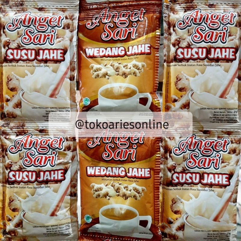 

Anget Sari Susu Jahe / Wedang Jahe (isi 10 pcs)