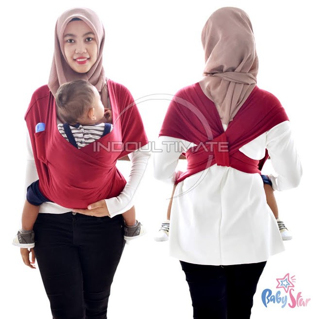 BABY STAR / BRIGHT STAR Gendongan Bayi Kaos Kantong 2in1Gendongan Single Gendongan Bayi Kaos Geos BY-76 &amp; BY-75