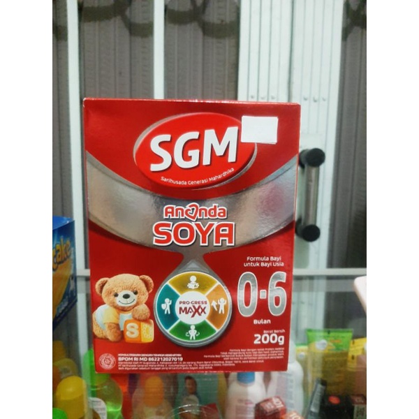 susu SGM SOYA 200 0-6 bulan