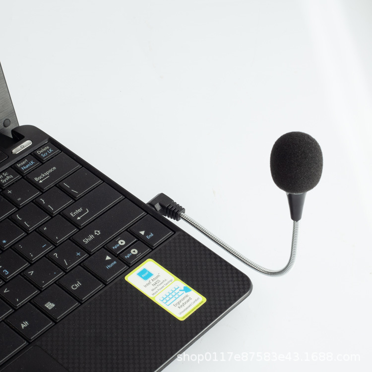 Universal 3.5mm Jack Plug Flexible Mini Notebook Computer PC Laptop Smart Phone Wired Audio External Microphone With Clip