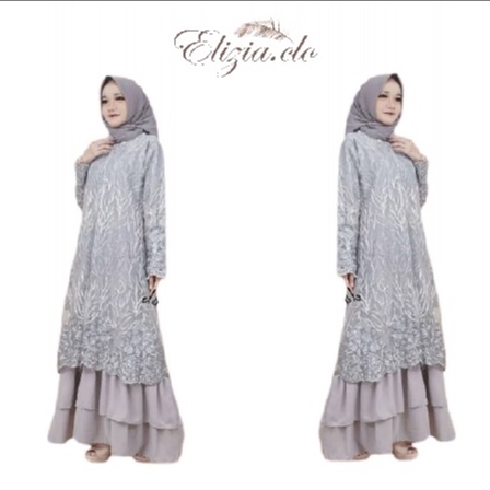 ꧁𓊈𒆜𝔢𝔩𝔦𝔷𝔦𝔞.𝔠𝔩𝔬 𒆜𓊉꧂ GAMIS BROKAT PESTA KEBAYA MIX CERUTY KEBAYA MODERN / GAMIS JUMBO MIX BRUKAT REMAJA