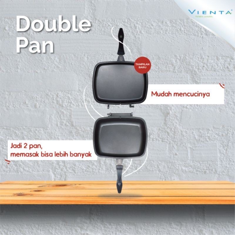 Double Pan Vienta Tigaraksa GARANSI RESMI VIENTA