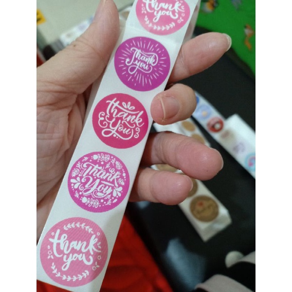 

stiker label stiker anak stiker thankyou