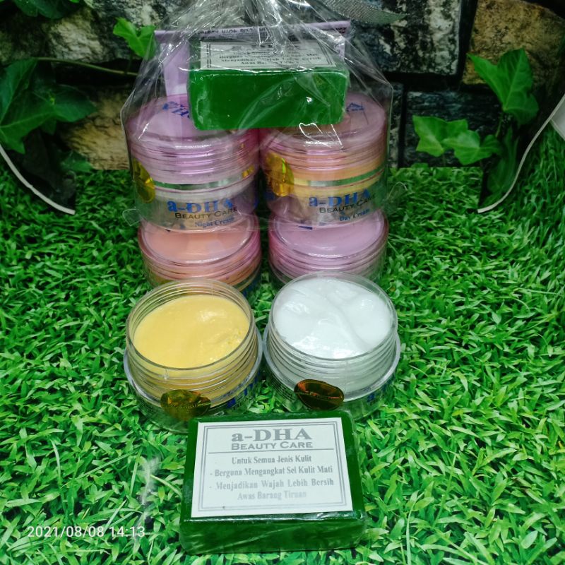 PAKET CREAM A DHA PINK / HIJAU SUPER ORIGINAL