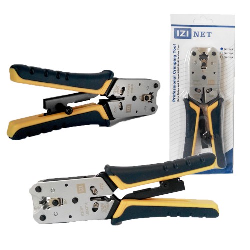 IZINET CRIMPING TOOL 8P8C/RJ45 IN ONE TOOL  CAT 6 IZI-363