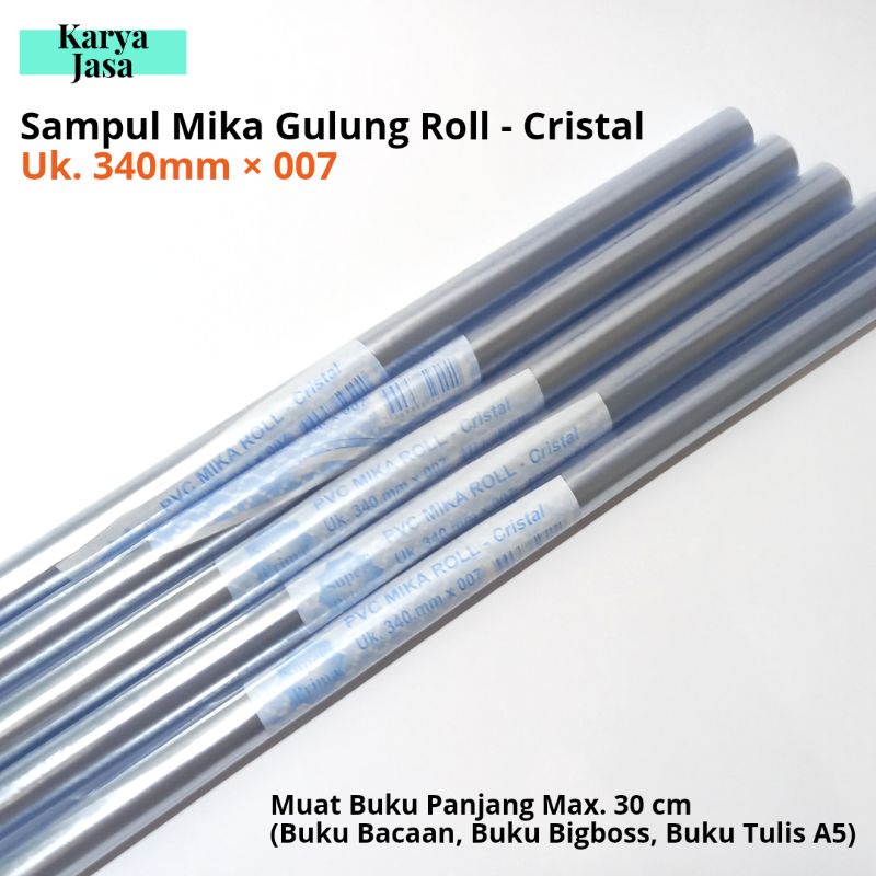 

Sampul Buku Gulungan Mika Plastik Merek Nikita Ukuran 34cm | Grosir ATK Medan