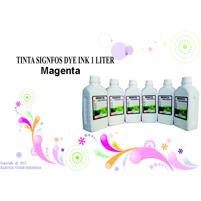 TINTA SIGNFOS DYE INK 1 LITER LIGHT MAGENTA