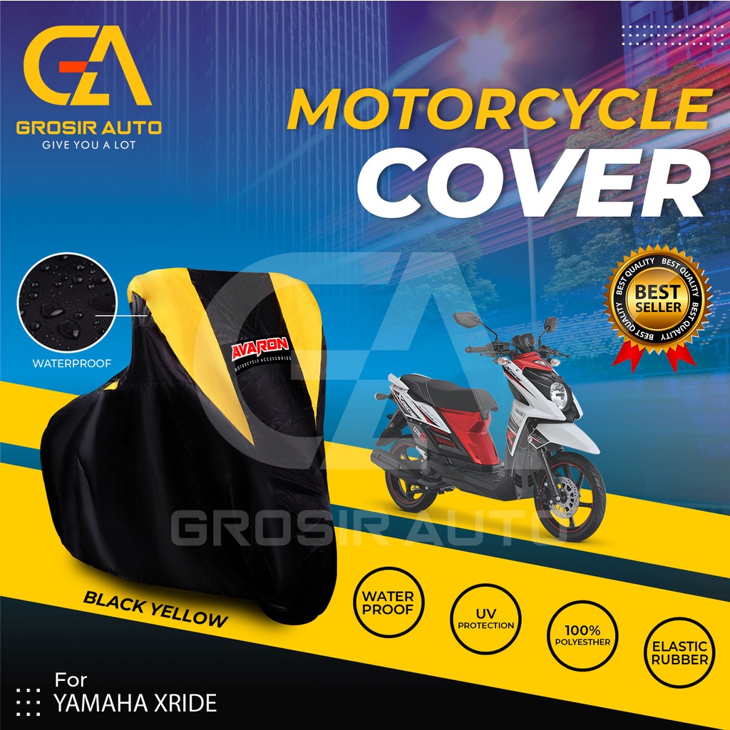 Sarung Motor AVARON XRIDE Penutup Pelindung Body Cover Motor Warna Anti Air Merk Avaron