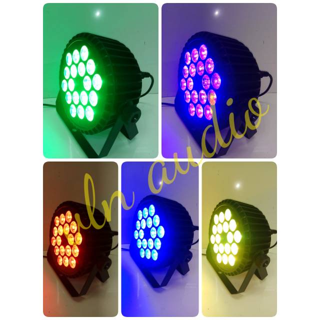 Lampu lighting parled uv 18x10watt