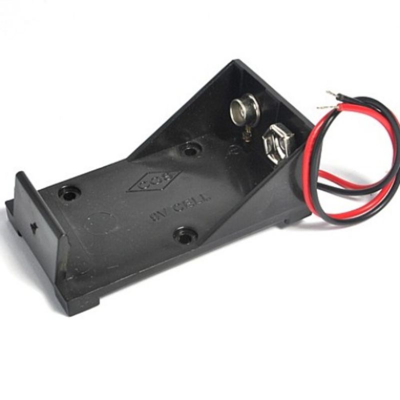 Holder Baterai 9v baterai kotak 9v PP3