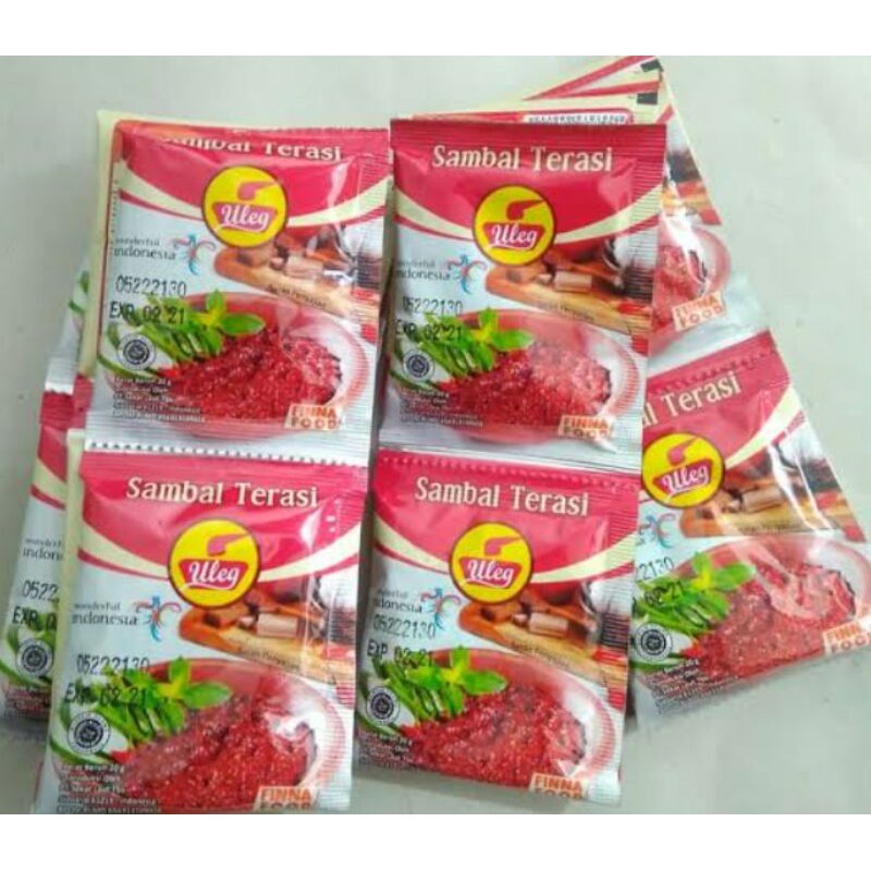 

sambal terasi uleg dan sambal terasi abc sachet