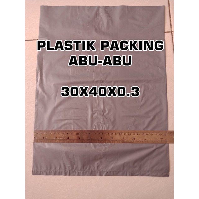 DT OLLSHOP - Kantong Plastik Packing Online Shop Tanpa Plong Tanpa Handle 30x40 Tebal 0.3