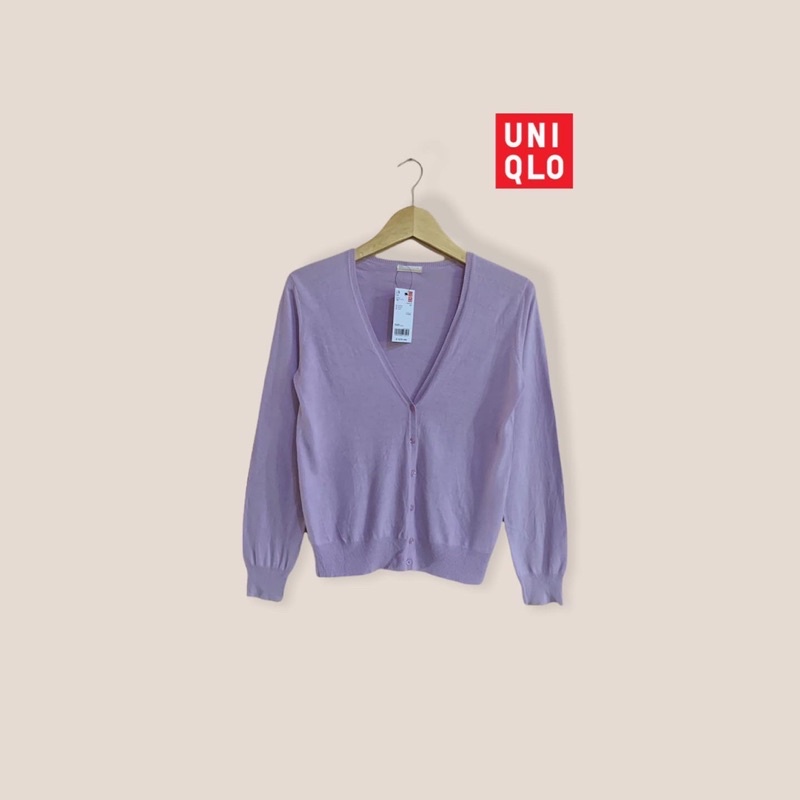 Cardigan Uniqlo Lilac