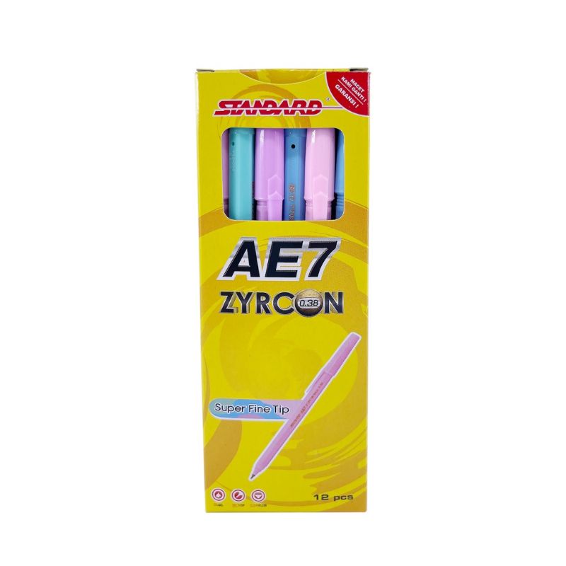 

Pulpen AE7 Zyrcon Ball 0.38mm (1Lusin)