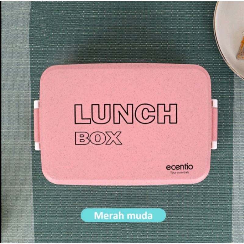 US089 Lunch Box Kotak Makan 1000ml Ecentio By Toko Haji Usman