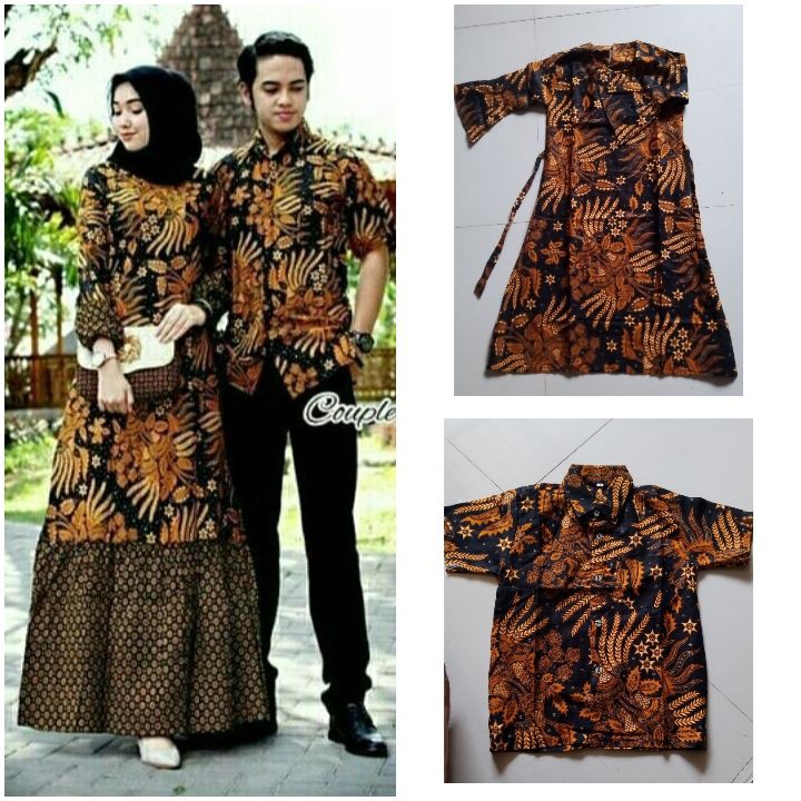 GROSIR BATIK COUPLE GAMIS DAN ANAK