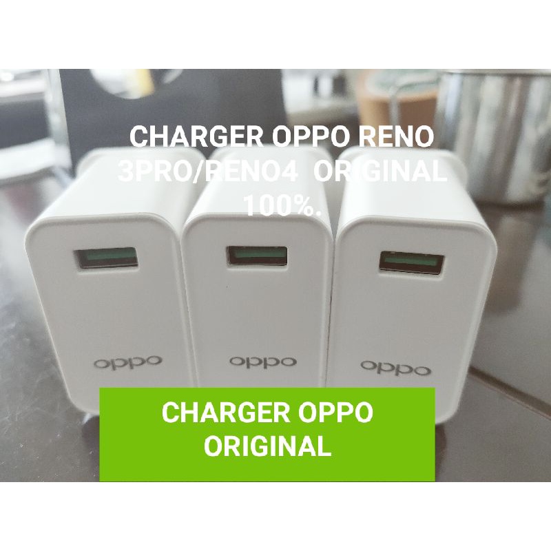 CHARGER OPPO RENO 3PRO/RENO4  ORIGINAL 100%.