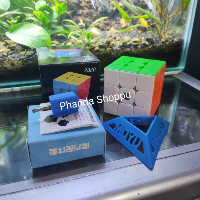 Rubik 3x3 Magnetic Stickerless Meilong M Moyu