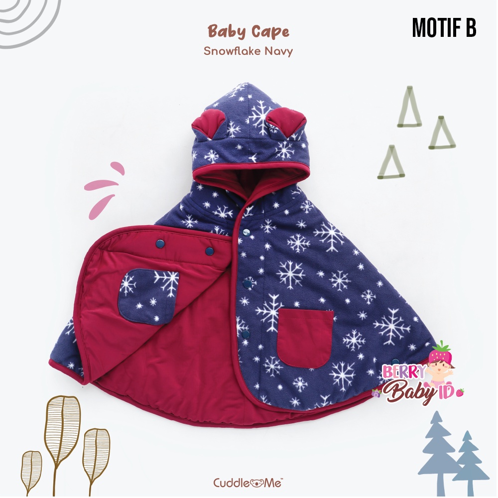 Cuddle Me Baby Cape Jaket Bayi Anak CuddleMe 0-3 Tahun Bolak Balik Baju Hoodie Grosir (2) Berry Mart