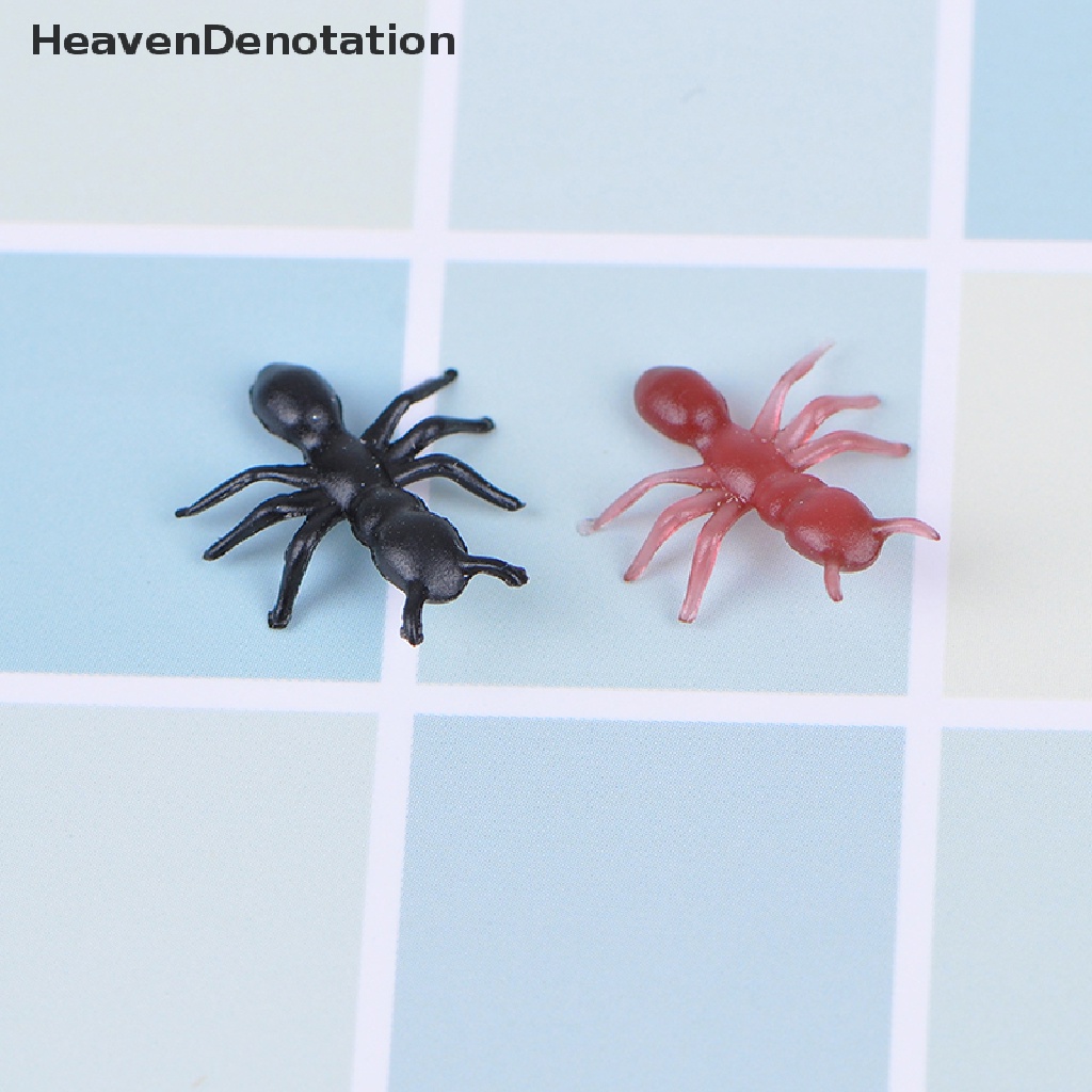 50 / 100 / 200pcs Mainan Semut Realistis Bahan Plastik Untuk Dekorasi Halloween