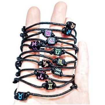 Satuan Zodiac Neon Bracelet | Gelang handmade custom zodiac