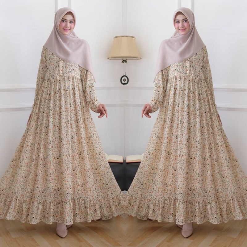 GAMIS/DRESS MOTIF BULU