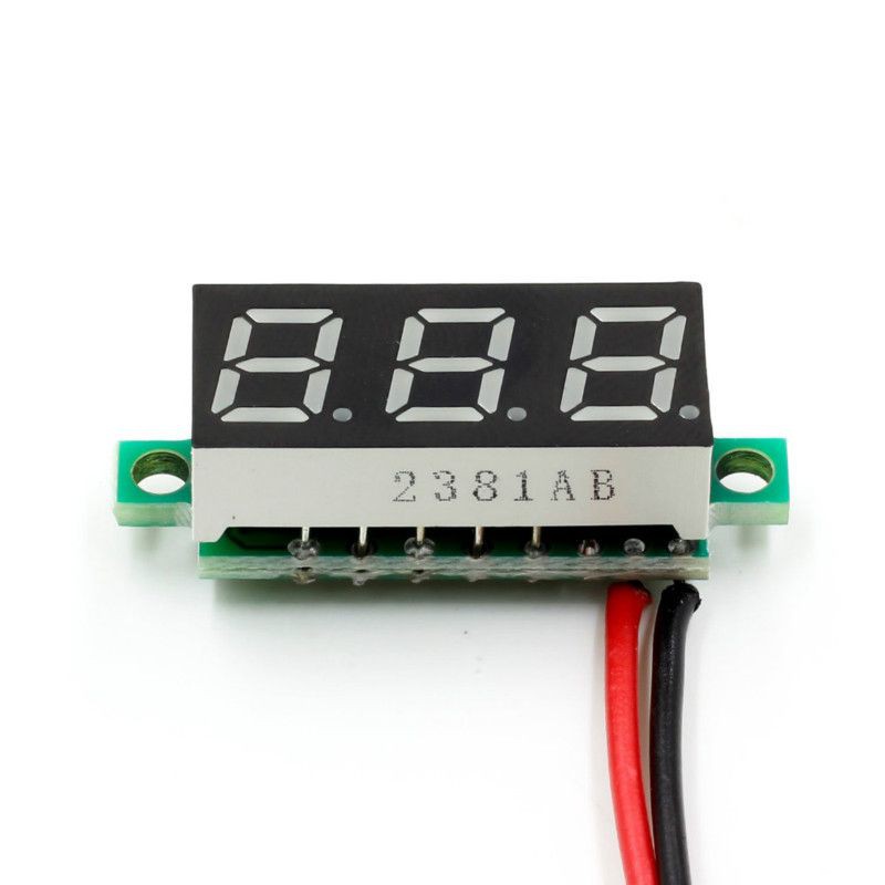 Voltmeter Digital 0.36 Inch Dc 4-40v